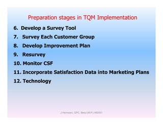 Total Quality Management - TQM | PDF