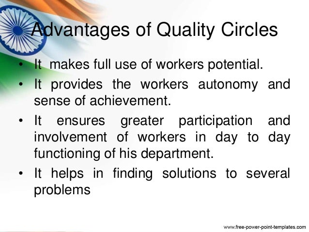 Quality Circle Advantages Quality Circle Advantages