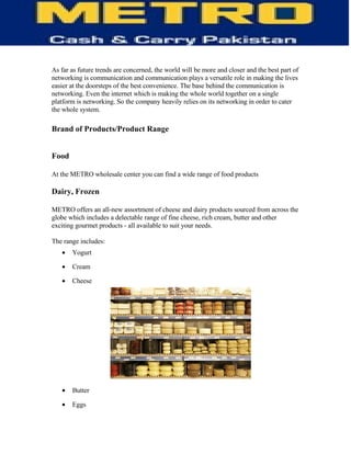 Information Technology of Metro (MCC)-  TQM