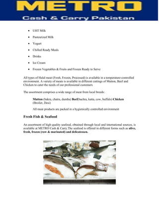 Information Technology of Metro (MCC)-  TQM