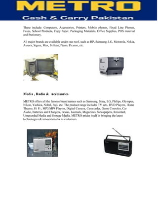 Information Technology of Metro (MCC)-  TQM