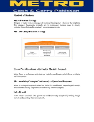 Information Technology of Metro (MCC)-  TQM