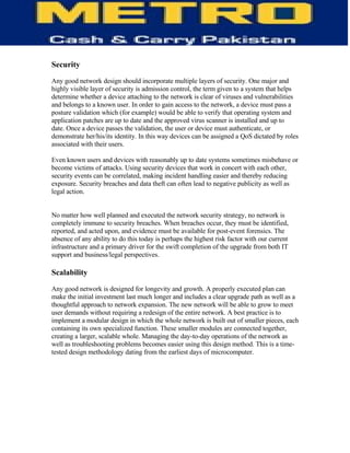 Information Technology of Metro (MCC)-  TQM