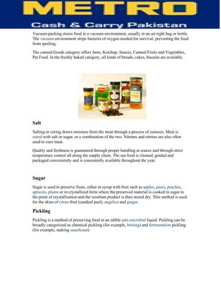 Information Technology of Metro (MCC)-  TQM