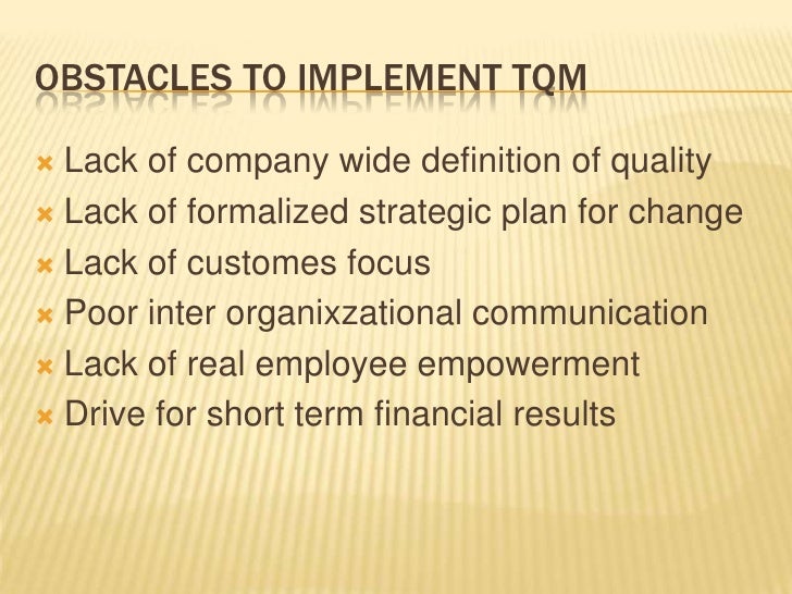 total quality management term papers Total quality management statistical process control for total quality and the long-term quality of vendor shipments over time. total quality management term papers Total quality management statistical process control for total quality and the long-term quality of vendor shipments over time.