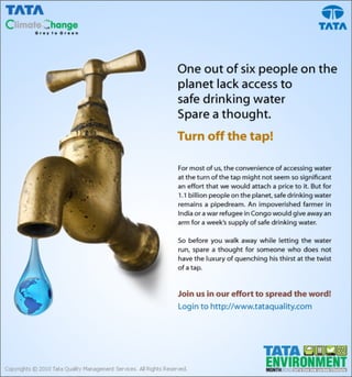 Save Water Poster
