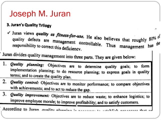 Joseph M. Juran
 