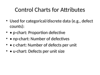 Comprehensive Guide to TQM Tools and Statistical Process Control for ...