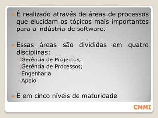 Relação entre categorias e processos:ISO/IEC 15504