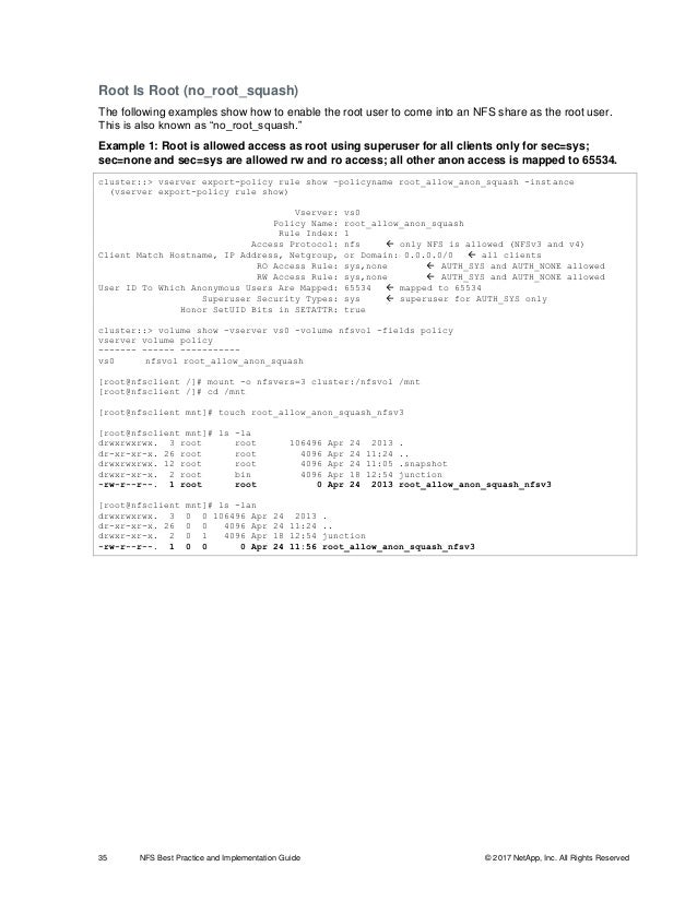 Tr 4067 Nfs Best Practice And Implementation Tr 4067 Nfs Best Practice And Implementation