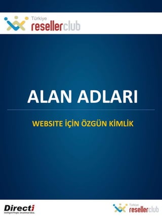 ALAN ADLARI
         WEBSITE İÇİN ÖZGÜN
      Click to edit Master subtitle style   KİMLİK




1/24/2013
 