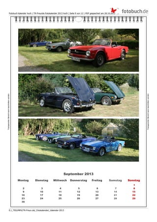 TR Freunde Fotokalender 2013 hochformat 2