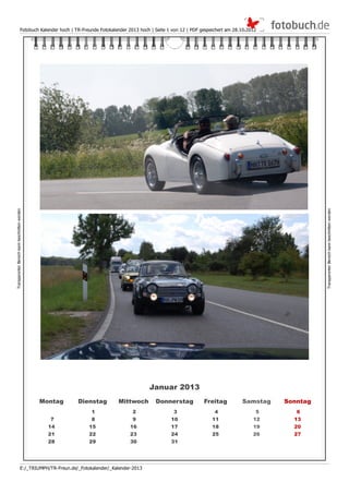 TR Freunde Fotokalender 2013 hochformat 2