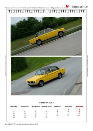 TR Freunde Fotokalender 2013 hochformat 2