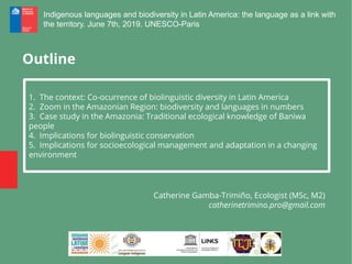 Gamba-Trimino_2019_Traditional-ecological-knowledge-Amazonia_UNESCO ...
