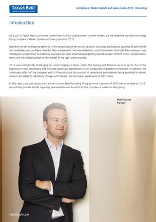 Taylor Root Hong Kong - Compliance Salary Guide 2013 | PDF