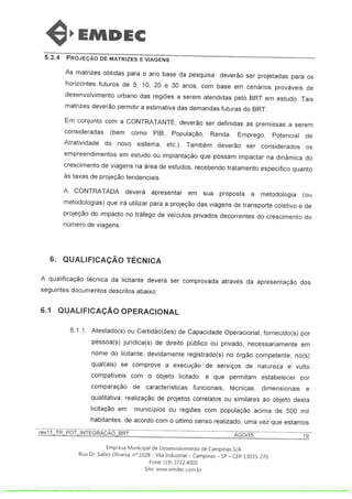 BRT/EMDEC-plano operacional agosto 2015