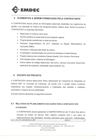 BRT/EMDEC-plano operacional agosto 2015