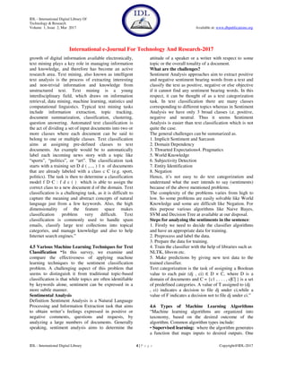 Automatic Text Classification using Supervised Learning | PDF