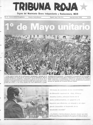 Tribuna Roja 15 - Mayo de 1975