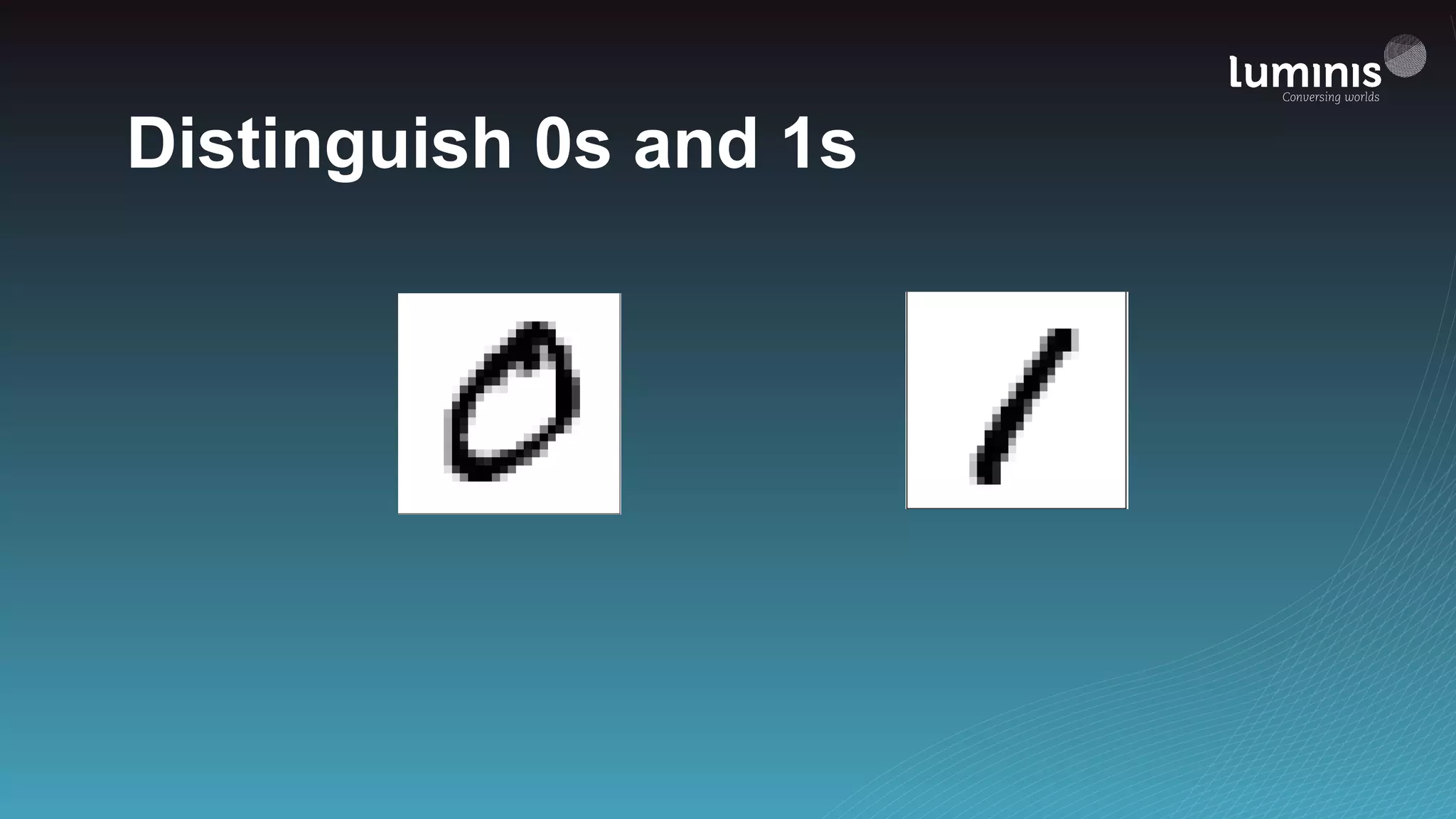 Distinguish 0s and 1s
 