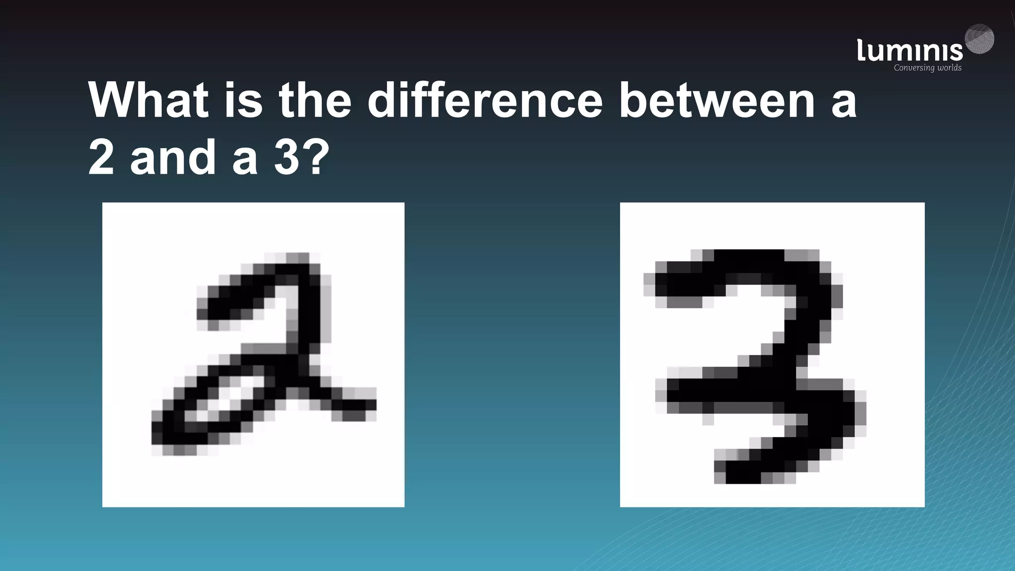 What is the difference between a
2 and a 3?
 
