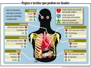 ÓRGÃOS E TECIDO PARA
TRANSPLANTES
 