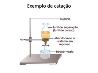 Exemplo de catação