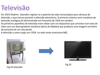 1947 - A televisão começa a chegar nos lares de pessoas de todo o mundo.