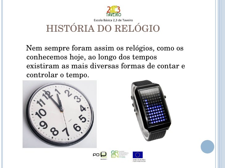 Trab.9 história do relógio Trab.9 história do relógio