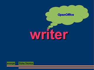 writer   OpenOffice 