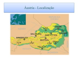 Áustria - Localização