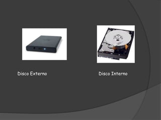 Disco Externo Disco Interno
 