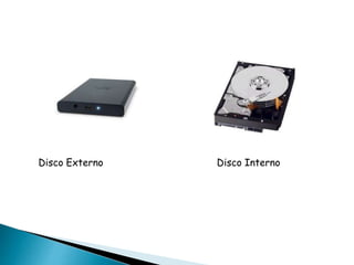 Disco Externo Disco Interno
 