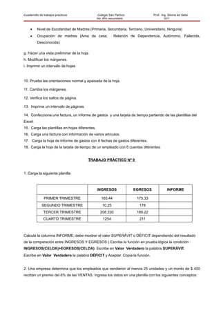 Trababjo practico-nº-6-7-8-y-9-excel