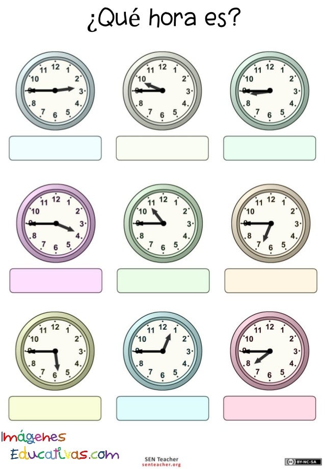 Trabaja las-horas-y-los-relojes-con-estas-fichas-para-conocer-y-repas…