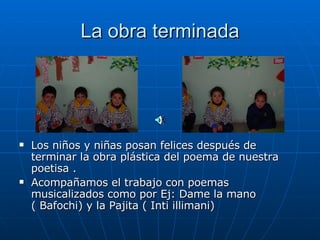 Trabajando Un Poema De Gabriela Mistral 2