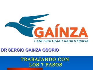 TRABAJANDO CON
LOS 7 PASOS
DR SERGIO GAINZA OSORIODR SERGIO GAINZA OSORIO
 