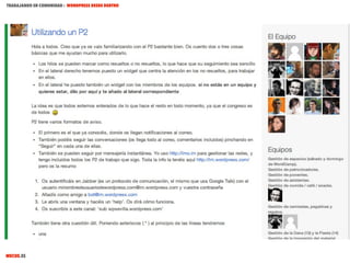 TRABAJANDO EN COMUNIDAD : WORDPRESS DESDE DENTRO

MECUS.ES

 