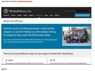 TRABAJANDO EN COMUNIDAD : WORDPRESS DESDE DENTRO

MECUS.ES

 