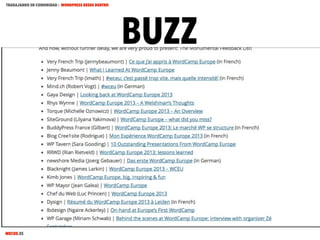 TRABAJANDO EN COMUNIDAD : WORDPRESS DESDE DENTRO

MECUS.ES

BUZZ

 