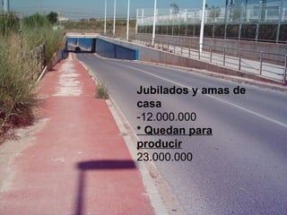 Jubilados y amas de casa   -12.000.000  * Quedan para producir   23.000.000  