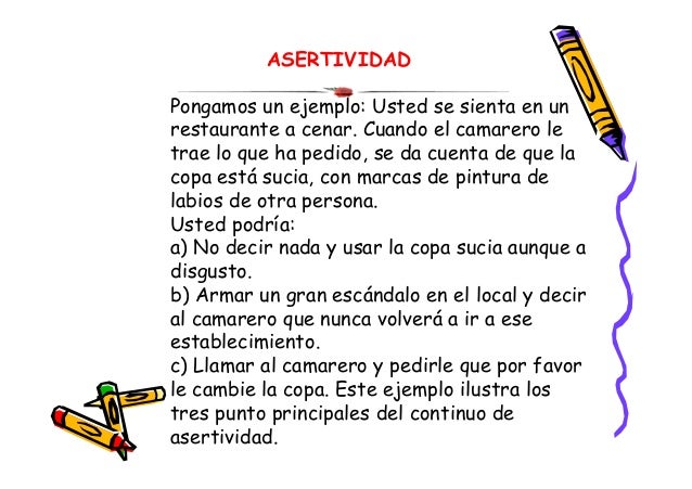 Trabaj asertividad aplicado a la vida