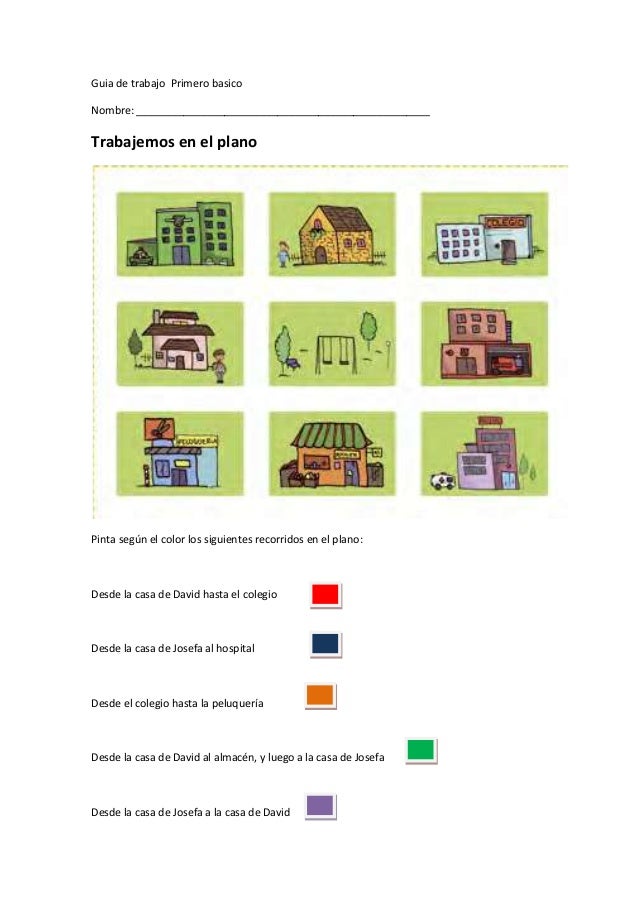 Trabajemos en el plano Trabajemos en el plano