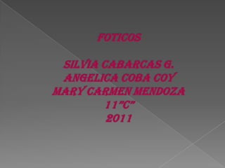 Foticos Silvia Cabarcas G.Angelica Coba Coy Mary Carmen Mendoza11”c”2011 