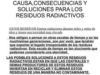 1.2 RESIDUOS INDUSTRIALES Residuos industriales   La industria genera una gran cantidad de residuos muchos de los cuales son recuperables. El problema está en que las técnicas para aprovechar los residuos y hacerlos útiles son caras y en muchas ocasiones no compensa económicamente hacerlo 