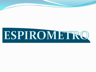ESPIROMETRO