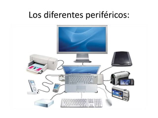 Los diferentes periféricos:
 