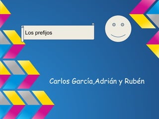 Los prefijos

Los prefijos

Carlos García,Adrián y Rubén

 