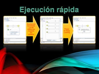 Escribimos
la entrada
y si es
válida nos
muestra
los
estados
Pulsar
en Keep
Looking
 